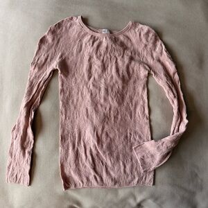 Scala Blush Textured Knit Top